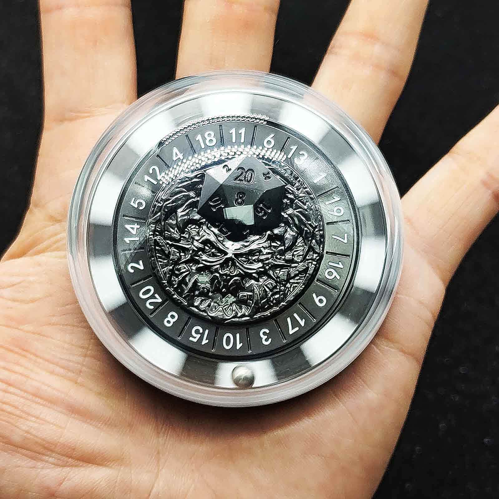 Ball Bearing Metal DnD Roulette Wheel Dice D20 - Dice of Dragons