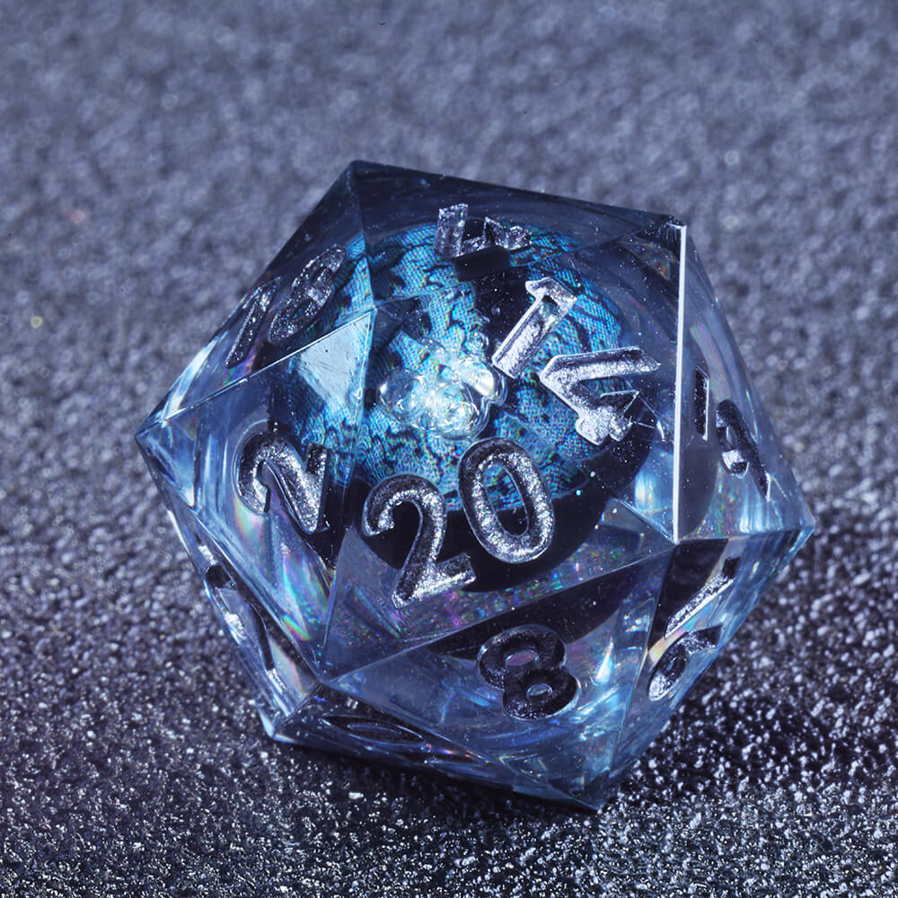 Dés Œil De Dragon 20 Faces En Résine | Dés Longan Magique Pour Jeux De Rôle (Donjons & Dragons) | Collection, Décoration - 10
