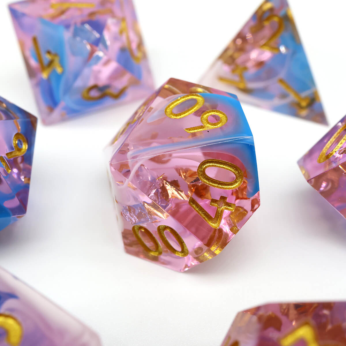 DND Dice Set 7-Piece Sharp Edge - Dice of Dragons