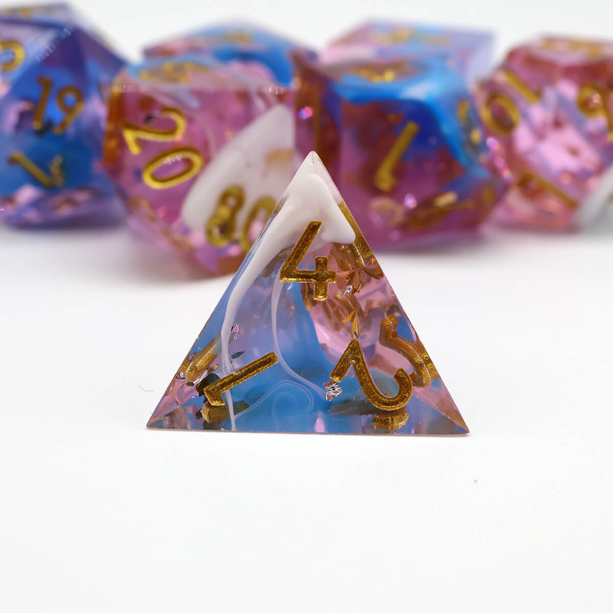 DND Dice Set 7-Piece Sharp Edge - Dice of Dragons