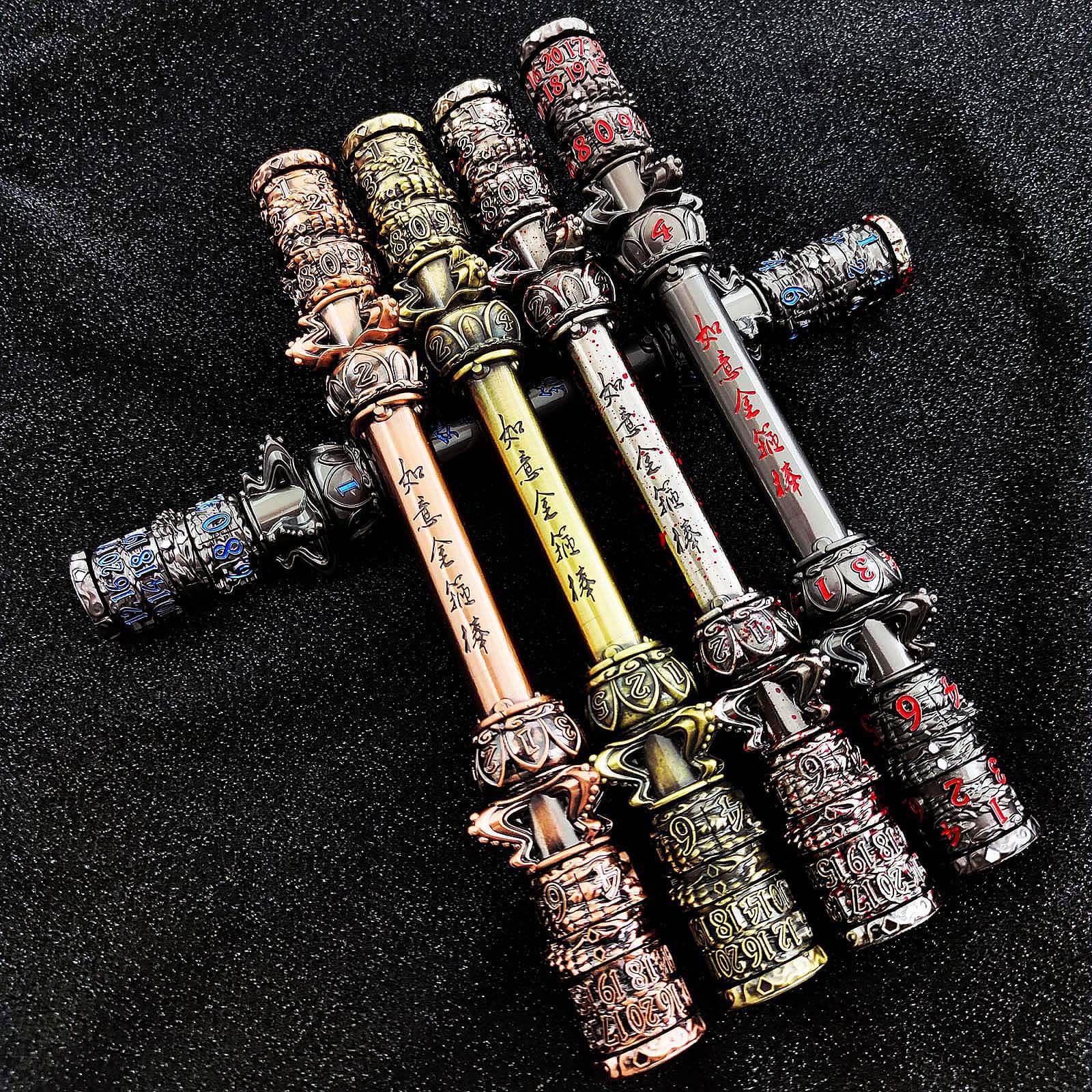 Destined One Jin Gu Bang 7 in 1 Rotating DND Metal Dice Stick