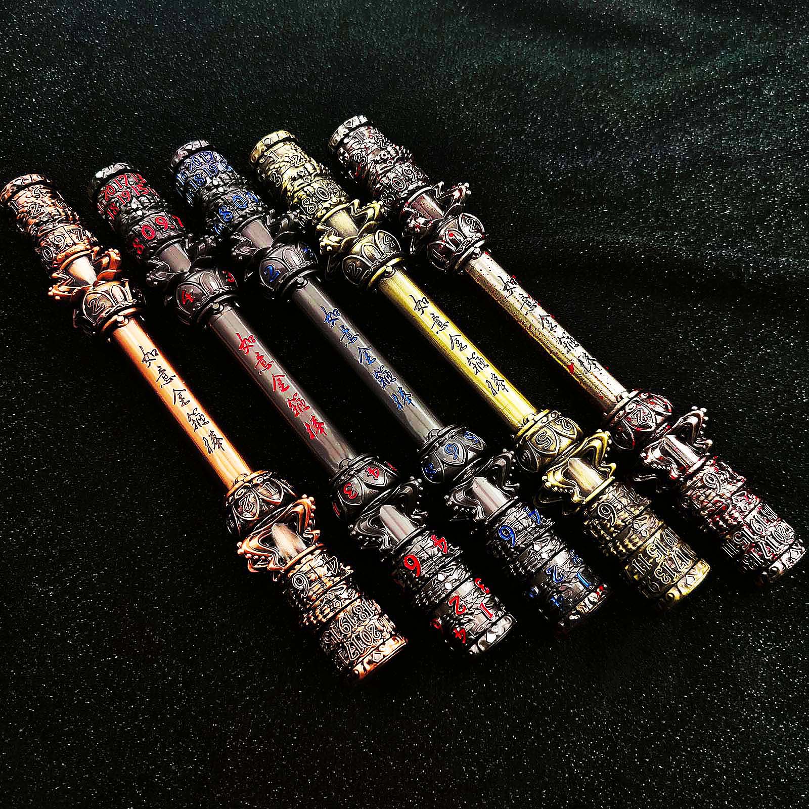 Destined One Jin Gu Bang 7 in 1 Rotating DND Metal Dice Stick