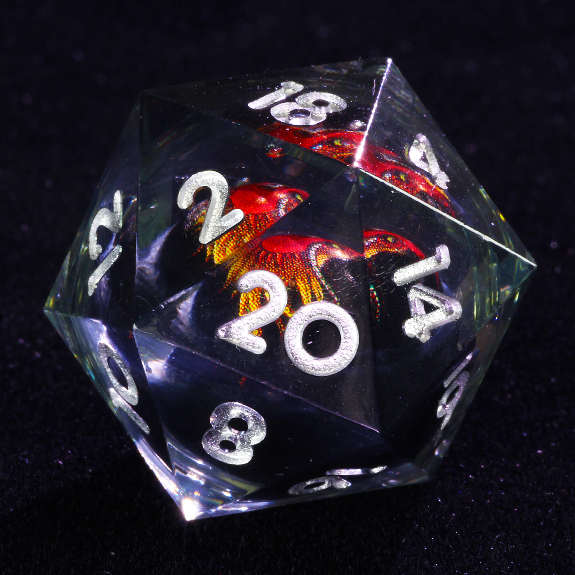 Gaming 7 Polyhedral Dragon Liquid Core DnD Dice Sets - Dice of Dragons