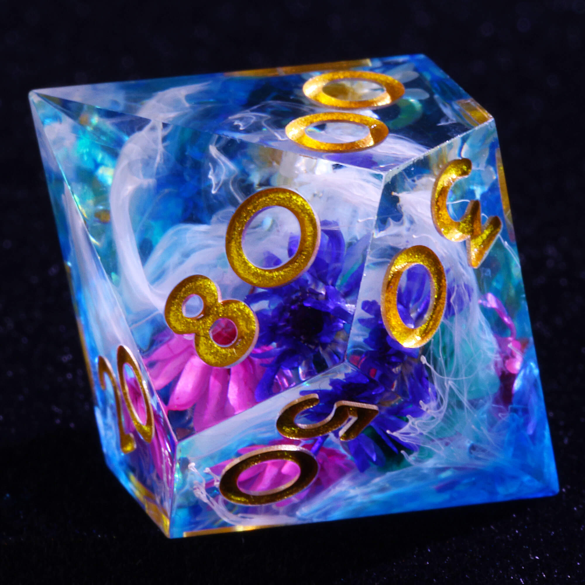 Polyhedral Cool Flower Dice Sets DD - Dice of Dragons