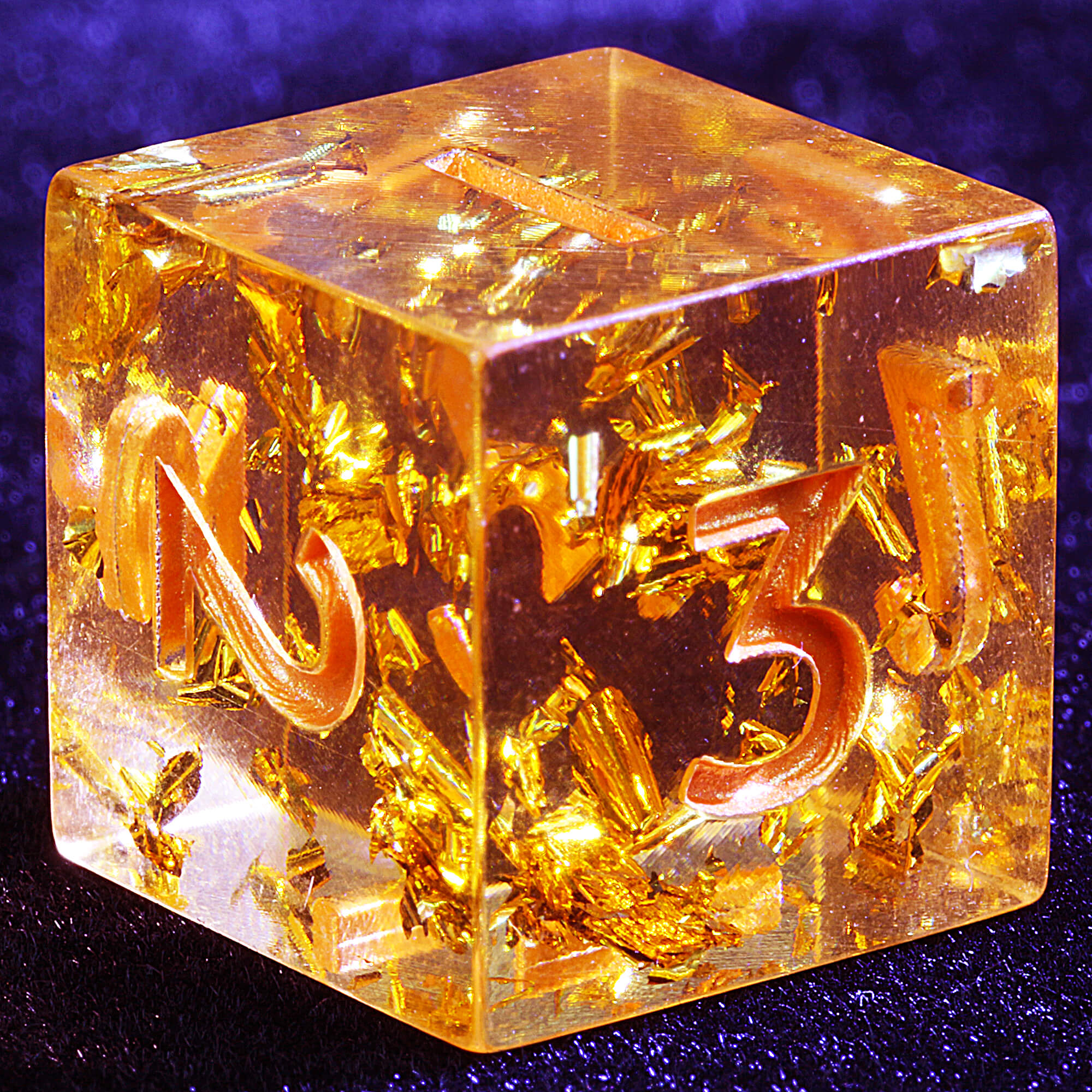 Polyhedral Resin 20 Sided D10 and 6 Sided D3 Dice Draw Steel Sets Molten Core