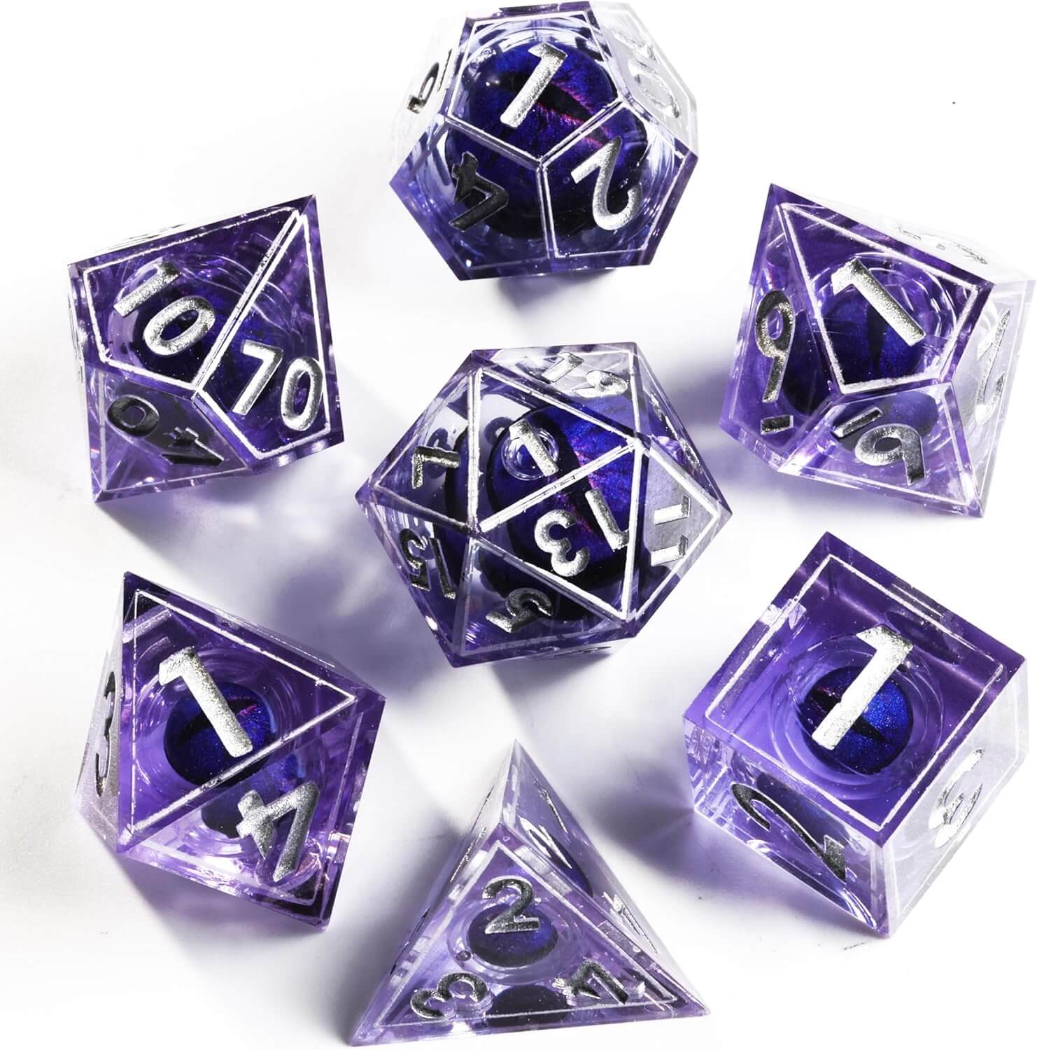 DnD TRPG Dragon Eye Dice Set - Dice of Dragons