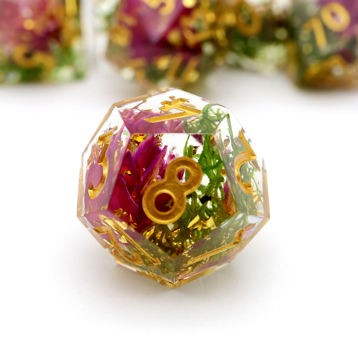 Sharp Edge 7-Piece DND Dice Set - Dice of Dragons