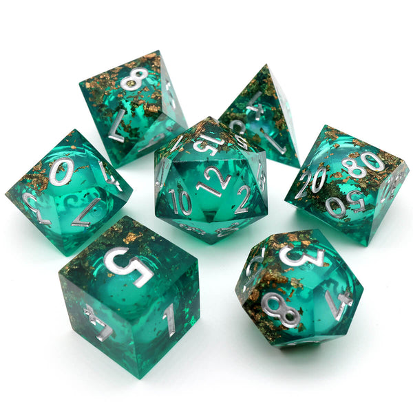 Elifel Dés DND Set 7 pièces Résine Polyédriques Sharp Edge Dice Faits à la Main pour Donjons D4 D6 D8 D10 D12 D20 D% Dragons MTG Ttrpg Pathfinder RPG Dés Jeu de Elifel Dés DND Set 7 pièces Résine Polyédriques Sharp Edge Dice Faits à la Main pour Donjons D4 D6 D8 D10 D12 D20 D% Dragons MTG Ttrpg Pathfinder RPG Dés Jeu de